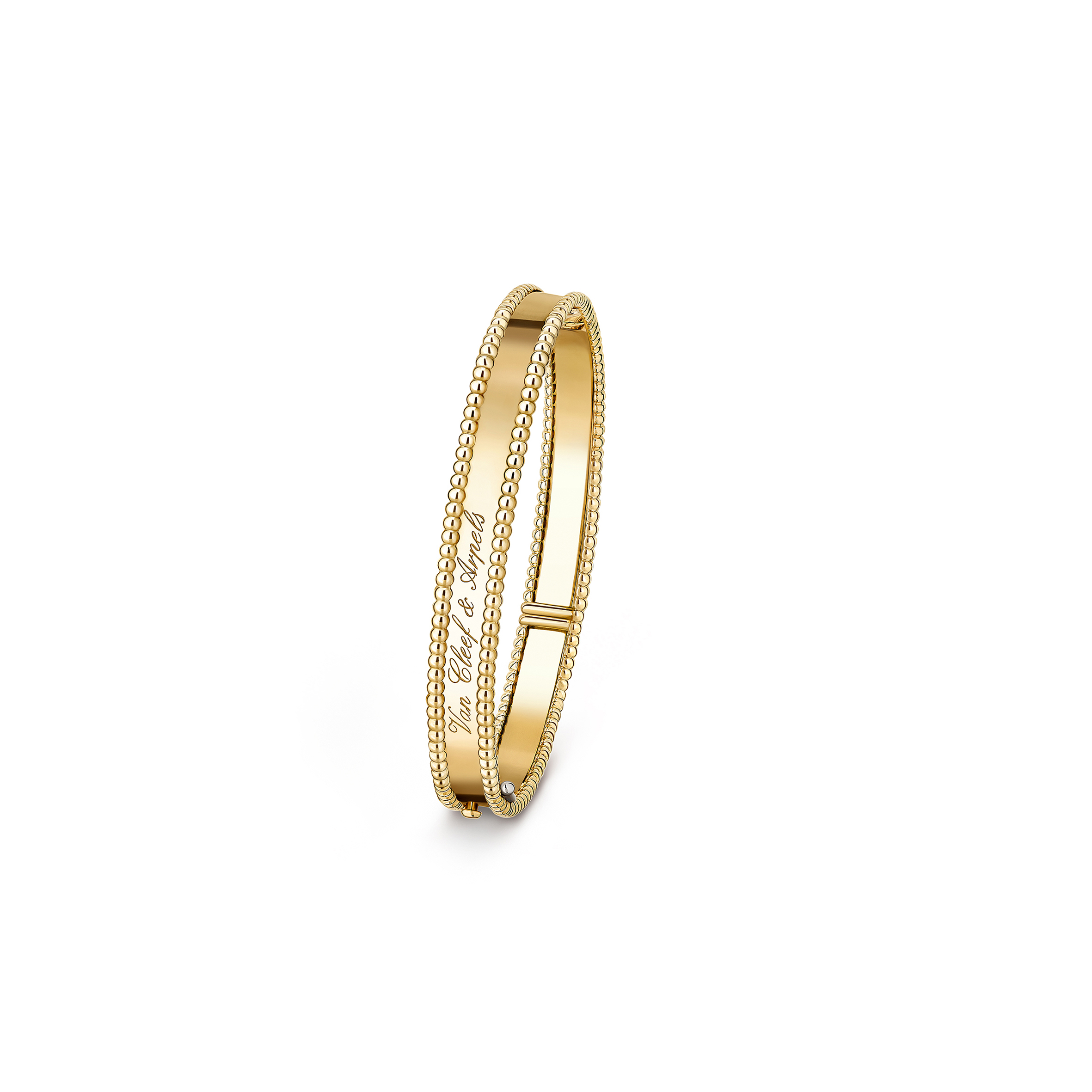 VAN CLEEF ARPELS PERLÉE SIGNATURE BRACELET, MEDIUM MODEL - YELLOW GOLD VCARP3K600 VAN CLEEF ARPELS PERLÉE SIGNATURE BRACELET, MEDIUM MODEL - YELLOW GOLD VCARP3K600